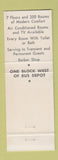 Matchbook Cover - New Hotel Conant Omaha NE
