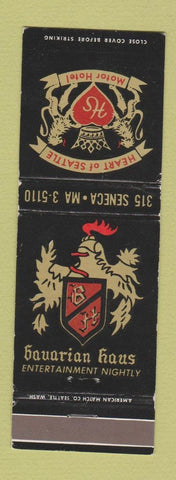 Matchbook Cover - Heart of Seattle Motor Hotel WA WEAR