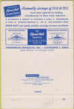 Matchbook Cover - Tinnerman Speed Nuts Cleveland OH 40 Strike