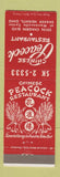 Matchbook Cover - Chinese Peacock Restaurant Shaker Heights OH