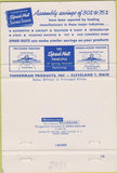 Matchbook Cover - Tinnerman Speed Nuts Cleveland OH 40 Strike