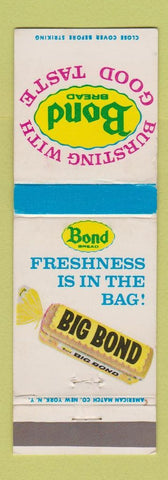 Matchbook Cover - Big Bond Bread