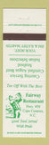 Matchbook Cover - Fairway Restaurant Cape Carteret NC