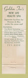 Matchbook Cover - Golden Tee Golf Center Cincinnati OH WEAR