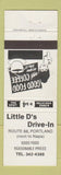 Matchbook Cover - Little D's Drive In Portland CT?