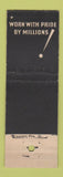Matchbook Cover - Freeman Men's Shoes Ansel Anderson WEAR