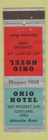 Matchbook Cover - Ohio Hotel Cleveland OH