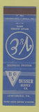 Matchbook Cover - Busser Supply Boiler Burner Lewisburg PA