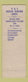 Matchbook Cover - Busser Supply Boiler Burner Lewisburg PA