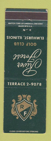 Matchbook Cover - River Forest Golf Club Elmhurst IL WEAR