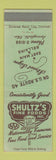 Matchbook Cover - Shultz's Fine Foods Springfield OH