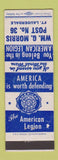 Matchbook Cover - American Legion Fort Lauderdale FL