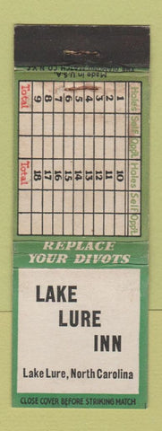 Matchbook Cover - Lake Lure Inn Golf Lake Lure NC WEAR