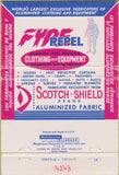 Matchbook Cover - Fyre Repel Newark OH fire Great Graphics! 40 Strike