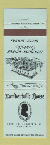 Matchbook Cover - Lambertville House NJ WEAR