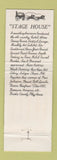 Matchbook Cover - Lambertville House NJ WEAR