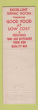 Matchbook Cover - Hotel Warner Warren OH