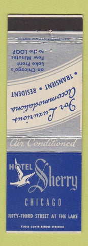 Matchbook Cover - Hotel Sherry Chicago IL