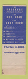 Matchbook Cover - Hotel Sherry Chicago IL