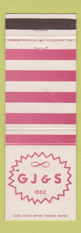 Matchbook Cover - Gelvin Jackson Starr Insurance Meadville PA