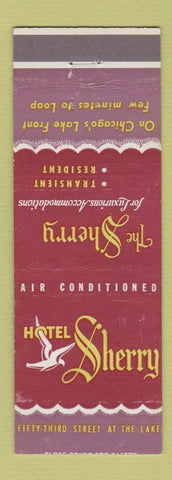 Matchbook Cover - Hotel Sherry Chicago IL