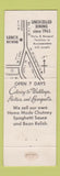 Matchbook Cover - Lenox House Lenox MA