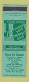 Matchbook Cover - World Dry Cleaners Astoria LI NY