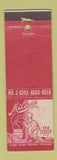 Matchbook Cover - Miller's Restaurant New York City WORN POOR STRIKER