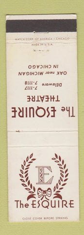 Matchbook Cover - Esquire Theatre Chicago IL