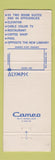 Matchbook Cover - Olympic Motor Inn Wildwood Crest NJ
