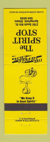 Matchbook Cover - The Spirit Stop Springfield IL