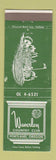 Matchbook Cover - Waverley Country Club Portland OR WEAR