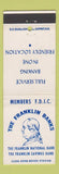 Matchbook Cover - Franklin Banks Benjamin DD Bean