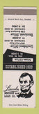 Matchbook Cover - Lincoln Savings and Loan Abraham Cleveland OH