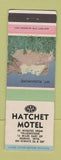 Matchbook Cover - Hatchet Motel Moran WY WORN