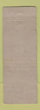 Matchbook Cover - Hatchet Motel Moran WY WORN