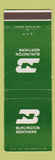 Matchbook Cover - Burlington Northern Railroad WEAR
