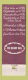 Matchbook Cover - Brass Rail Restaurants New York City feature