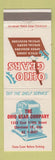 Matchbook Cover - Ohio Gear Company Cleveland OH