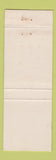 Matchbook Cover - Mark Bro Candles Montour IA GREEN WEAR