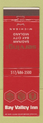 Matchbook Cover - Bay Valley Inn Saginaw Bay City Midland MI