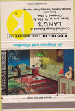 Matchbook Cover - Lang's Furniture Cleveland OH Kroehler 40 Strike