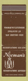 Matchbook Cover - Norman's Berkeley CA