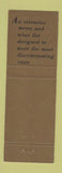 Matchbook Cover - Norman's Berkeley CA