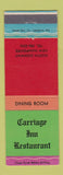 Matchbook Cover - Carriage Inn Restaurant North Conway NH