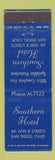 Matchbook Cover - Southern Hotel San Diego CA