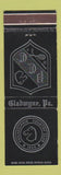 Matchbook Cover - Philadelphia Country Club Gladwyne PA WEAR