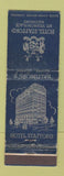 Matchbook Cover - Hotel Stafford Baltimore MD WEAR