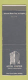Matchbook Cover - Hotel Exeter Seattle WA