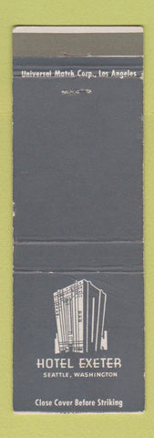 Matchbook Cover - Hotel Exeter Seattle WA